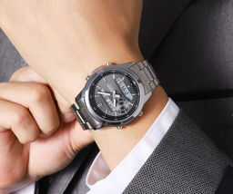 Часы наручные Skmei мужские электронные спортивные 2284silver-black