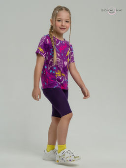 Костюм Актив граффити слива-фиолет - Sovalina фото 11