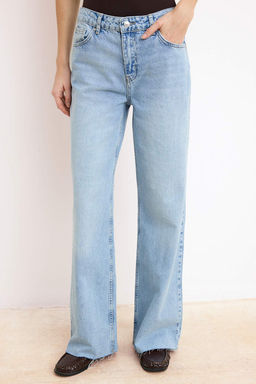 Mavi Yuksek Bel 100% Pamuk Wide Leg Genis Paca Jeans TWOSS26JE00124 - Trendyolmilla фото 5