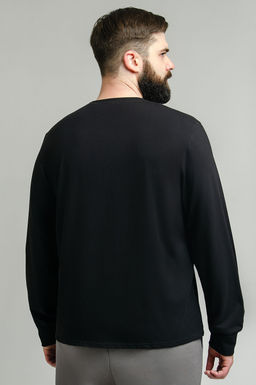 Арт. 67127/1 Лонгслив мужской 48-56 (5 шт) Цвет:черный