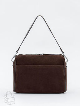 Сумка женская кожаная 6169Q coffee Polina&Eiterou