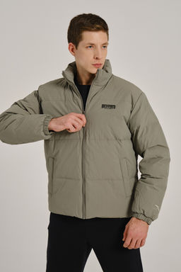 Пуховик короткий Зеленый