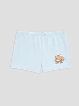 Bask?l? K?z ?ocuk Boxer