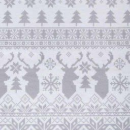 Скатерть новогодняя «Сканди стиль» 180×146 см, 100% хлопок, 164 г/м²