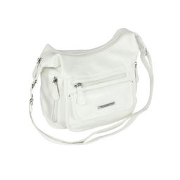 Сумка женская искусственная кожа Guecca-113, 1отд+карм/пер, плечевой ремень, белый SALE 264010