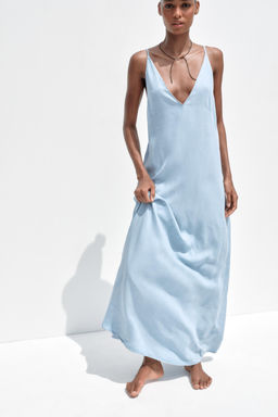FLOWING MIDI DRESS - Zara фото 13