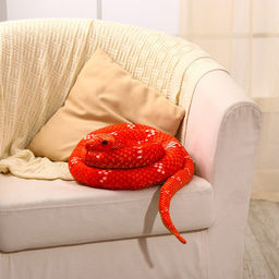 Мягкая игрушка Змея, 200 см, цвет терракотовый - Simaland фото 2