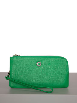 LACCOMA клатч LA-4082-зеленый натуральная кожа