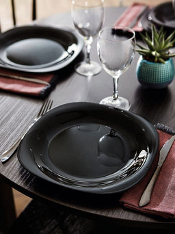 Тарелка обеденная КАРИН ЧЕРНЫЙ 26см - Luminarc фото 6
