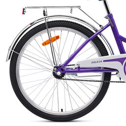 Велосипед 24" Rocket City Fold 24, цвет фиолетовый, размер 16"
