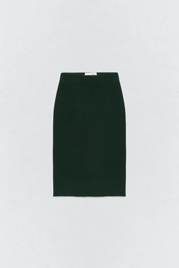 100% WOOL MIDI SKIRT SOSHIOTSUKI X ZARA  фото 13