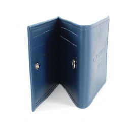 Обложка Croco-у-603-1 (для студ.билета+карточки) натуральная кожа синий бергамо (47) 265295  фото 3