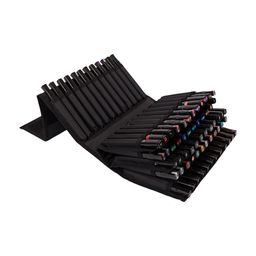 VISTA-ARTISTA Пенал для маркеров на 72 шт. VPBM-01 16 x 28 x 11 см 100% нейлон черный  фото 3