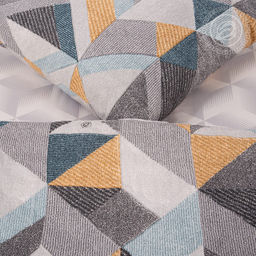 Постельное белье Дельта (поплин зима-лето) 2 сп. с Евро/Пододеяльник стеганый (молния): 1 шт. - 215*175; Простыня: 1 шт. - 215*240; Наволочка (клапан): 2 шт. - 70*70; Зима - лето - Артпостель фото 5