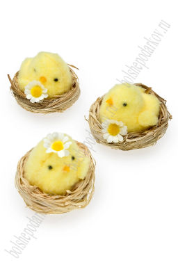 Пасхальный декор "Цыпленок" 7 см (1 шт) SF-7865, №5