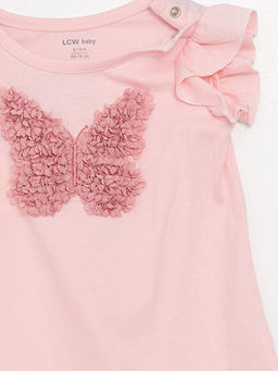 Bisiklet Yaka Desenli K?z Bebek Tulum - Waikiki фото 3