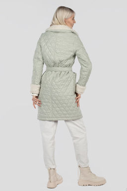 01-11528 Пальто женское демисезонное (пояс) - El podio фото 3