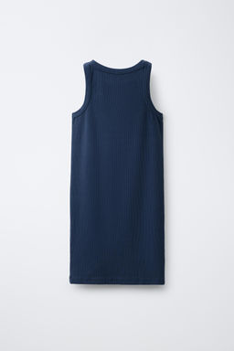VESTIDO RIB RAYAS / Azul - Zara фото 2