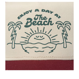 Бейсболка COASTAL арт. HFT Beach Day (бордовый / белый) фото 4