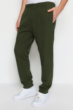 Lacivert Regular Fit Lastik Belli Gabardin Pantolon TMNSS23PL00033 - Trendyolmilla фото 26