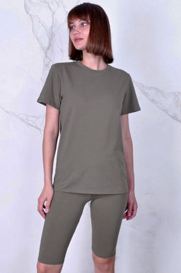 Арт. 2715 Костюм с велосипедками 42-50 (5 шт) Цвет:верх-фуксия, низ-фуксия - Калинка фото 23