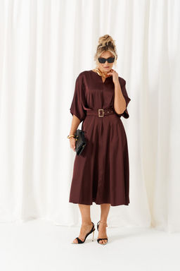 Платье Beautiful Free 6443 шоколад