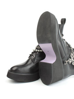 01-GZ6190-L61 BLACK Ботинки демисезонные женские (натуральная кожа) - Фабричный китай фото 13