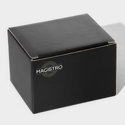 Кружка стеклянная Magistro Валенсия, 330 мл, 108 см  фото 4
