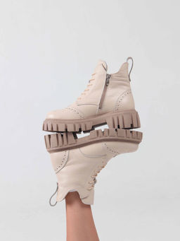 Ботинки 338.21153be.Бежевый макс/Мех