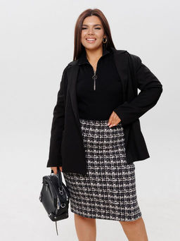 Ю-25 Юбка женская (футер 2-х нитка пенье набивной) Винная