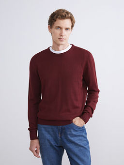 Bisiklet Yaka Erkek Triko Kazak