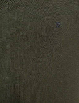 Ye_il Slim Fit V Yaka Basic Triko Kazak - Pierre cardin фото 6