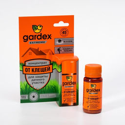 Цена за 5 шт. Концентрат для защиты дачного участка от клещей Gardex Extreme, флакон, 50 мл