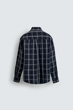 FLOWING CHECK SHIRT - Zara фото 9