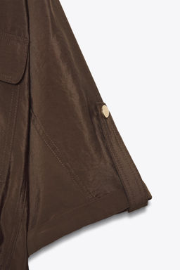 SHORT SLEEVE SAFARI SHIRT - Zara фото 14