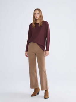 Bisiklet Yaka Oversize Kad?n Ti??rt