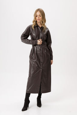 Платье Pirs 6348 коричневый фото 3