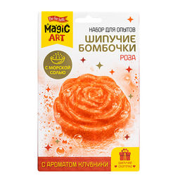 Набор для опытов "Шипучие бомбочки. Роза"