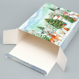 Цена за 2 шт. Коробка подарочная новогодняя складная Сказочный подарок!, 16?23?7.5 см, Новый год