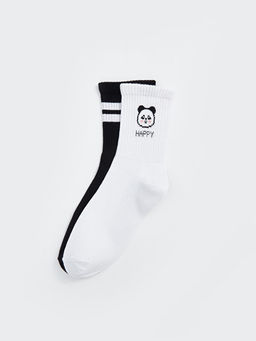 Desenli Kad?n Soket ?orap 2li