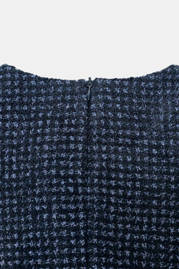 STRUCTURED DRESS WITH BELT - Zara фото 7