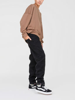 Джинсы-бананы утеплённые для мальчиков - Синий мир фото 7