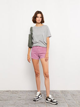 Kad?n Mom Fit D?z Jean ?ort