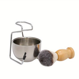 Nail Art Набор для бритья с помазком и чашей, 3 предмета