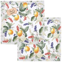НАБОР САЛФЕТОК ИЗ 2-Х ШТ FRUIT BASKET,40Х40СМ, 100