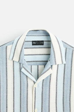 STRIPED TEXTURED SHIRT - Zara фото 18