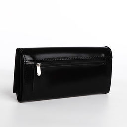 Кошелёк на кнопке, цвет чёрный - Simaland фото 2