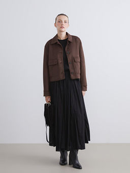 G?mlek Yaka S?et Kad?n Ceket