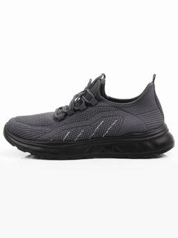 03-TEX-D01-04 DK. GREY Кроссовки летние мужские (текстиль)