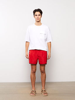 K?sa Boy Bask?l? Erkek Deniz ?ortu